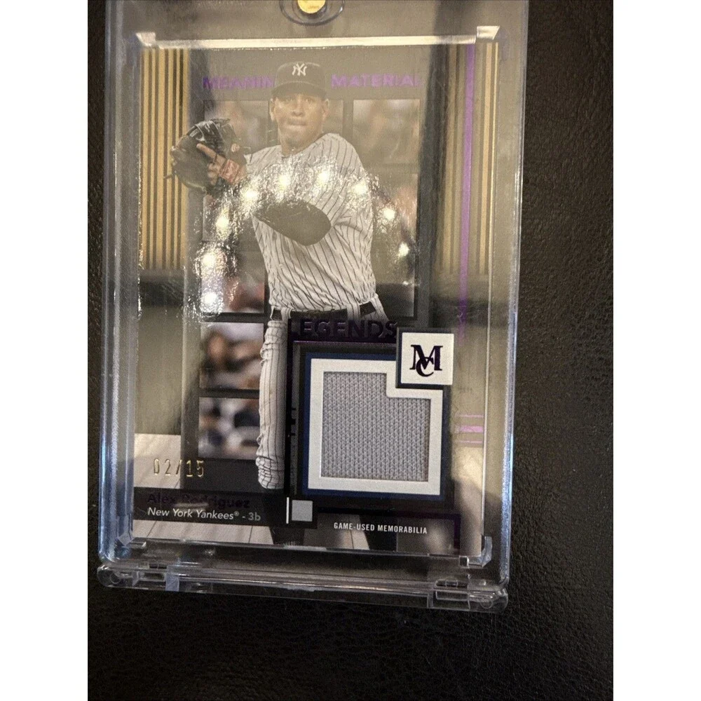 2024 Topps Museum Collection Alex Rodriguez Meaningful Materials /15 Yankees